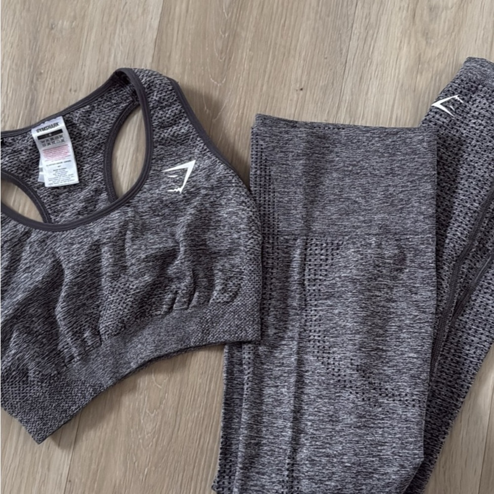 Gray Seamless Activewear Set